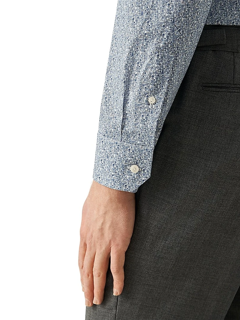 Contemporary-Fit Floral Print Shirt