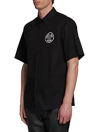 Logo Patch Cotton Shirt