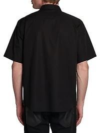 Logo Patch Cotton Shirt