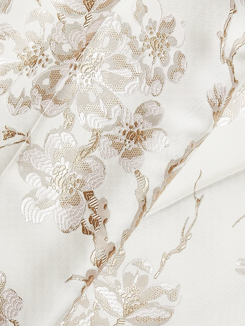 Cherry Blossom Jacquard Pants