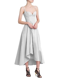 Cotton Poplin Sweetheart Maxi Dress