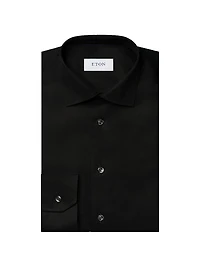 Cotton-Twill Contemporary-Fit Dress Shirt