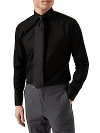 Cotton-Twill Contemporary-Fit Dress Shirt