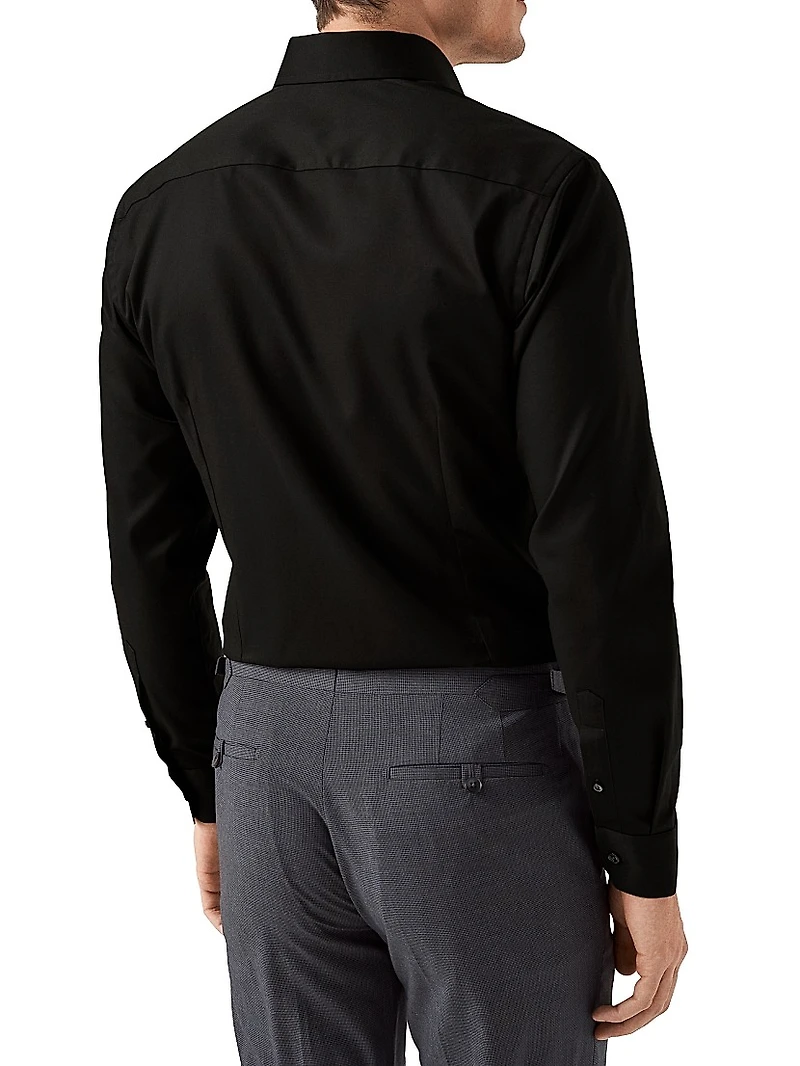 Cotton-Twill Contemporary-Fit Dress Shirt