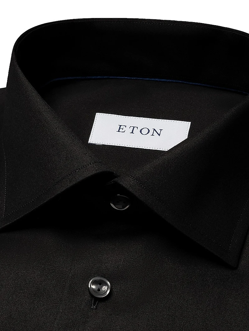 Cotton-Twill Contemporary-Fit Dress Shirt