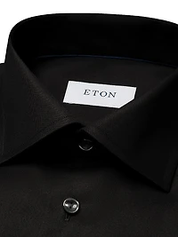 Cotton-Twill Contemporary-Fit Dress Shirt