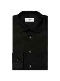 Cotton-Twill Slim-Fit Dress Shirt