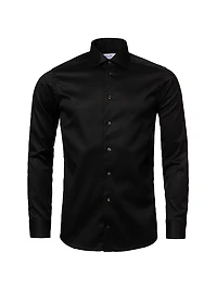 Cotton-Twill Slim-Fit Dress Shirt