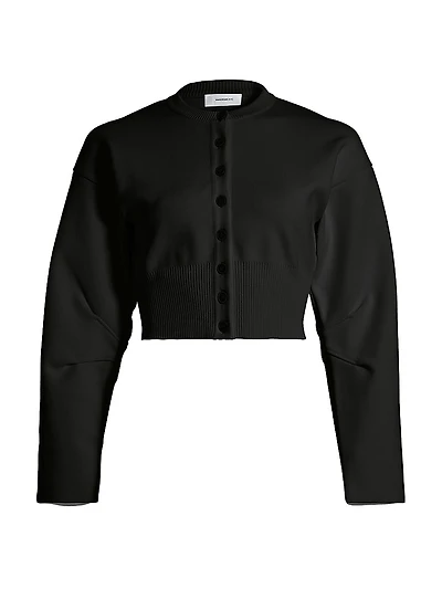 Matte Crop Cardigan
