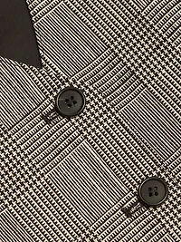 Glen Check Wool Waistcoat