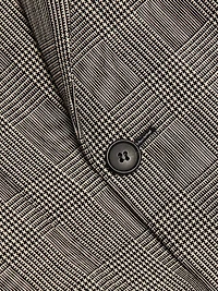 Glen Check Double-Breasted Blazer