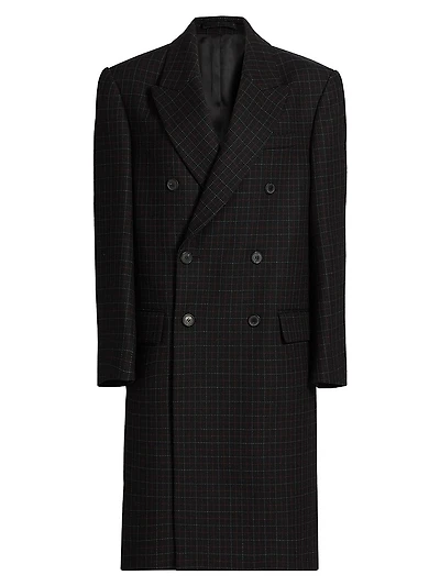 Oversized Double-Breasted Coat