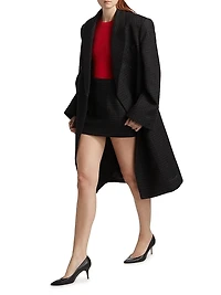 Oversized Double-Breasted Coat