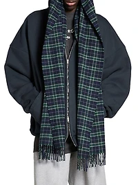 Unity Sports Icon Scarf Zip-Up Oversized Hoodie