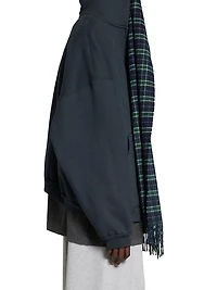 Unity Sports Icon Scarf Zip-Up Oversized Hoodie