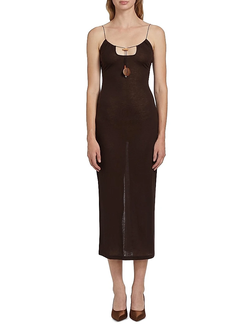 Olaria Toggle Midi-Dress