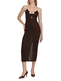 Olaria Toggle Midi-Dress