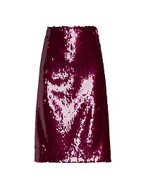 Este Sequined Midi-Skirt