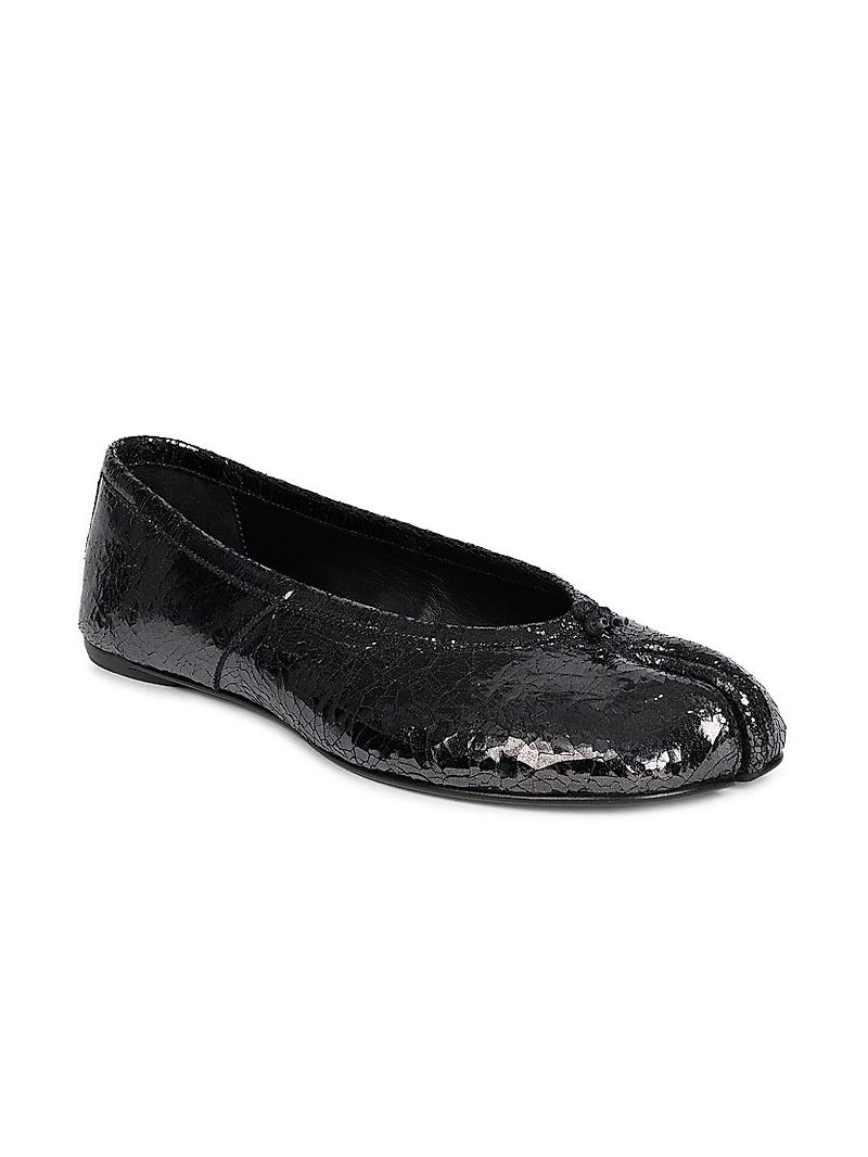Tabi Leather Ballerina Flats