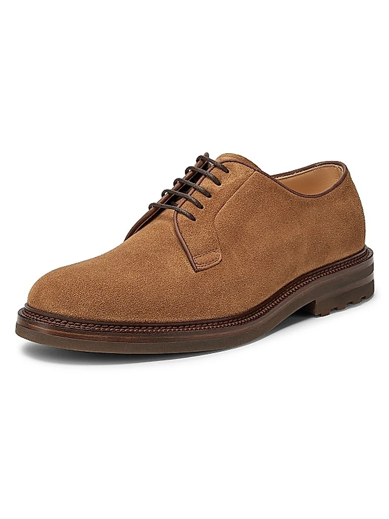 Suede Lace-Up Derbys