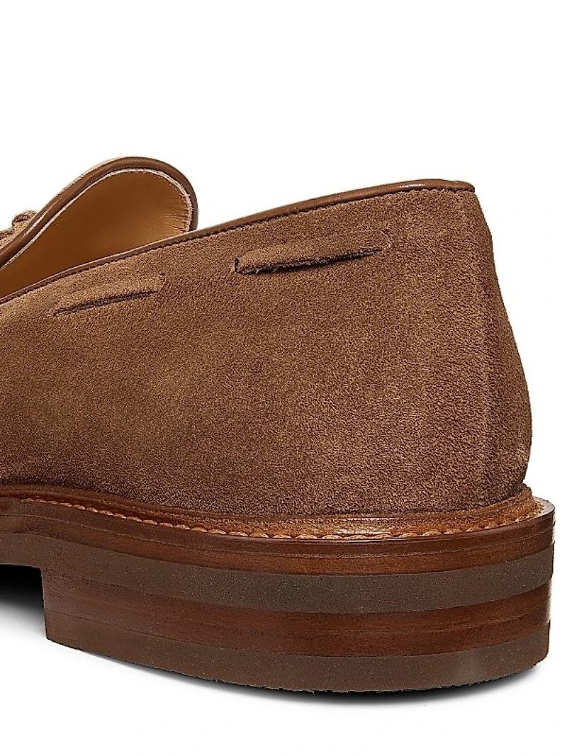 Tassel Suede Loafers