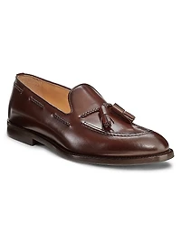 Leather Tassel Loafers
