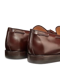 Leather Tassel Loafers