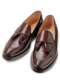 Leather Tassel Loafers