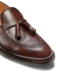 Leather Tassel Loafers