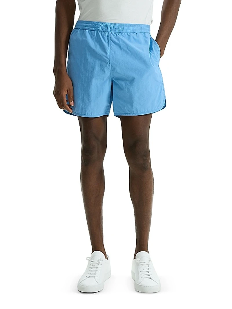 Track Crinkle Swim Trunks