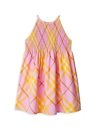 Little Girl's & Girl's Elsie Check Dress