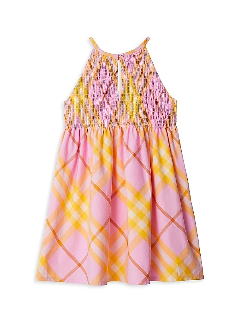 Little Girl's & Girl's Elsie Check Dress