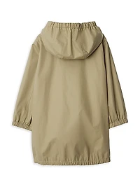 Little Boy's & Boy's Gabardine Rain Coat
