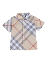 Baby Boy's 3-Piece Check Shirt & Corduroy Set