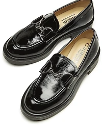 Celine 35MM Horse-bit Patent Leather Loafers