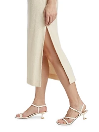 Aurora Cotton-Blend Tucked T-Shirt Dress