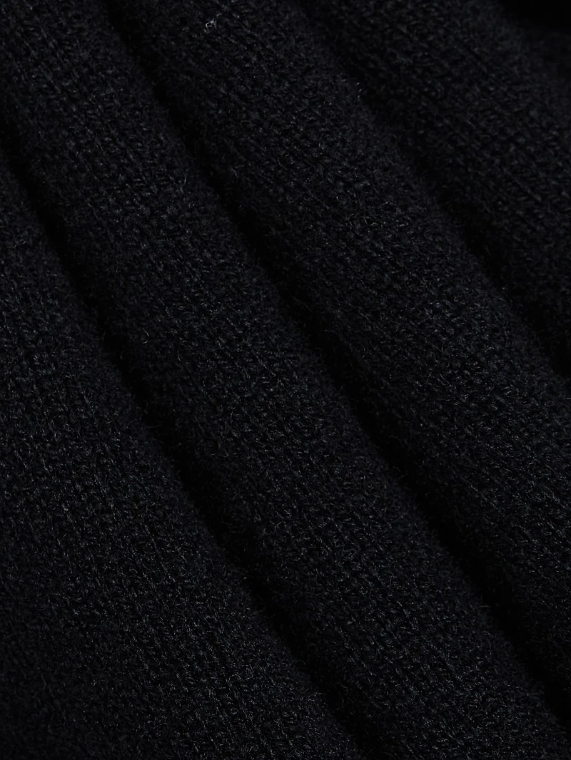 Wool-Blend Short-Sleeve Sweater