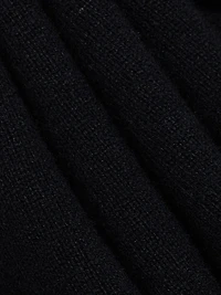 Wool-Blend Short-Sleeve Sweater