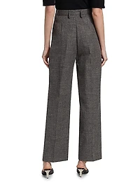 Malfile Wool-Blend Wide-Leg Trousers