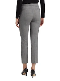 Bi-Stretch Wool-Blend Regular-Fit Trousers