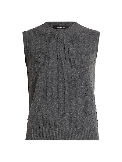 Wool-Blend Sweater Vest