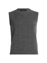 Wool-Blend Sweater Vest