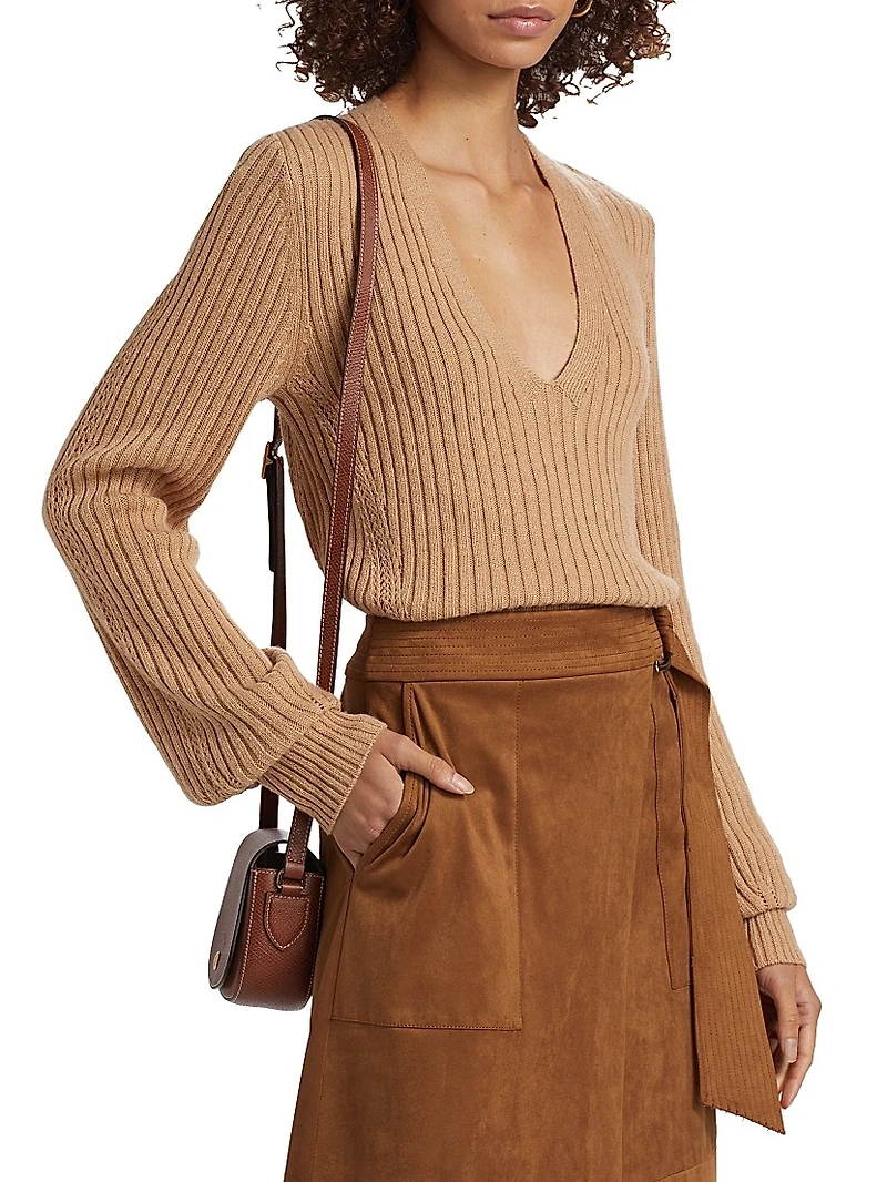 Aurinda Rib-Knit Sweater