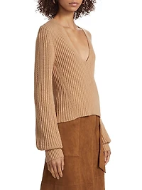 Aurinda Rib-Knit Sweater