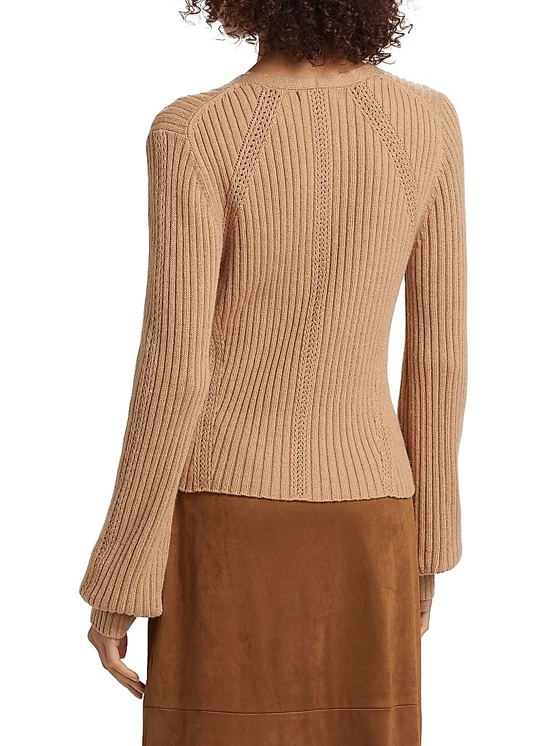 Aurinda Rib-Knit Sweater