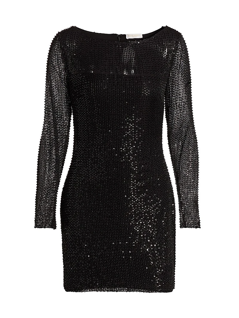 Forrest Sequined Mesh Minidress