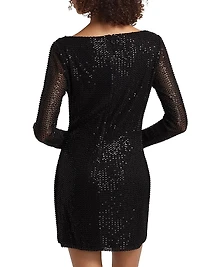 Forrest Sequined Mesh Minidress