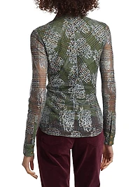 Hamilton Floral Plaid Blouse