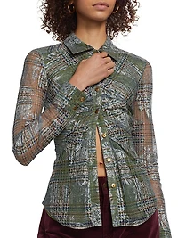 Hamilton Floral Plaid Blouse