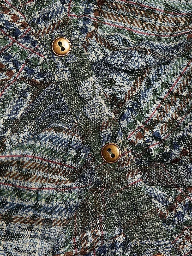 Hamilton Floral Plaid Blouse